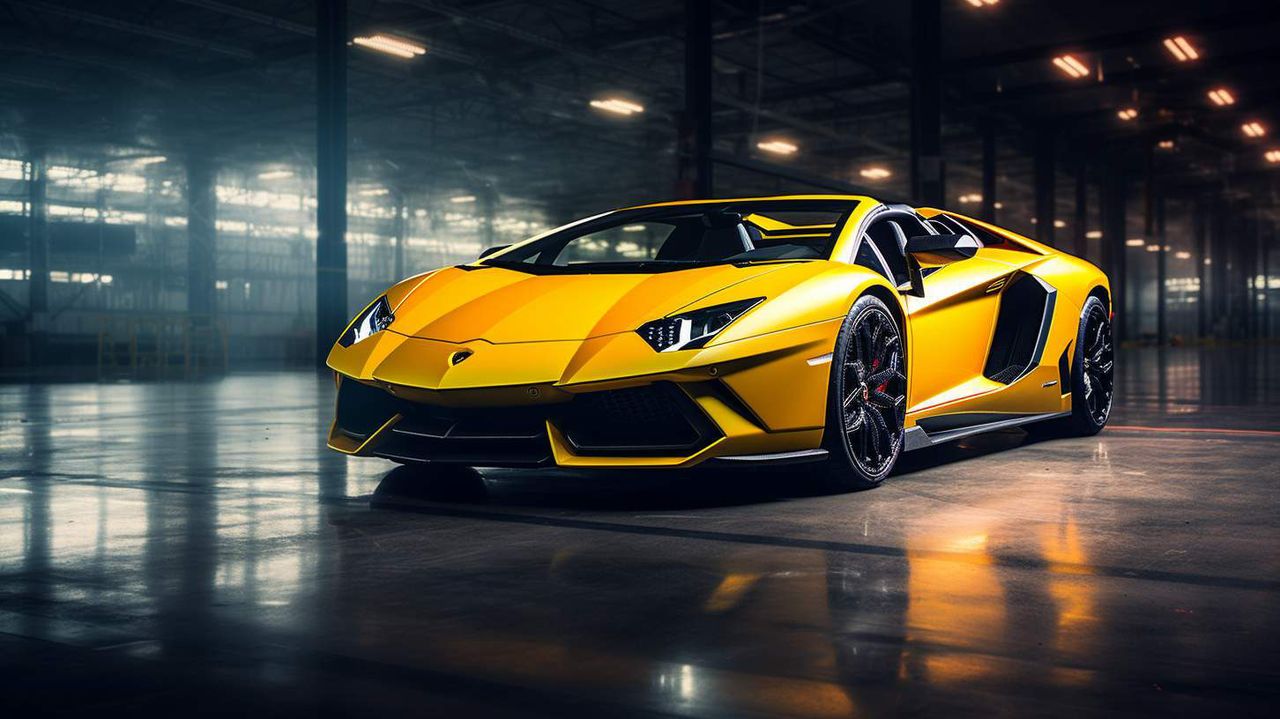 Automotive Photography AI photography prompt example