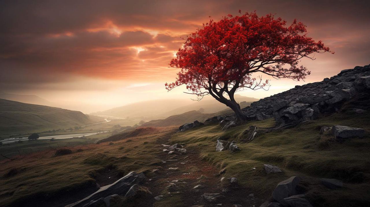 Landscape Photography AI photography prompt example
