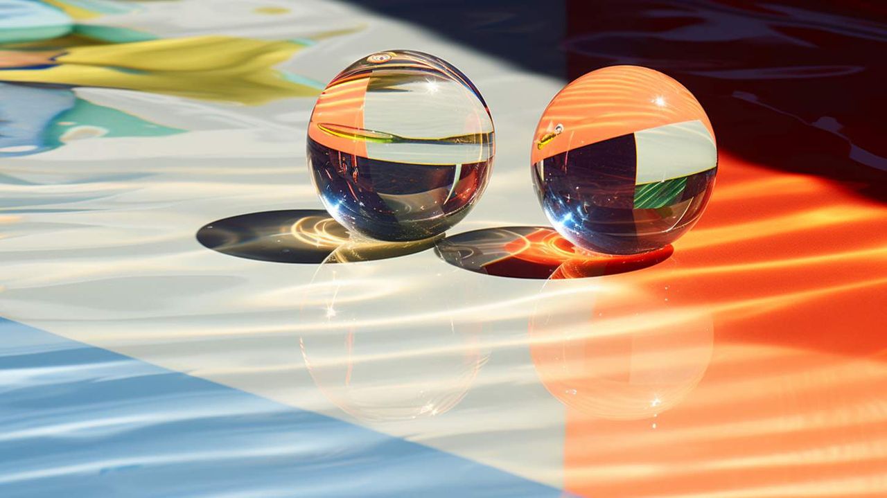 Refraction Photography AI photography prompt example