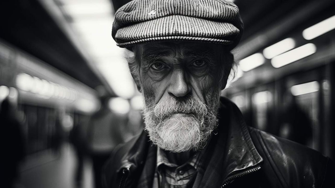 Street Photography AI photography prompt example
