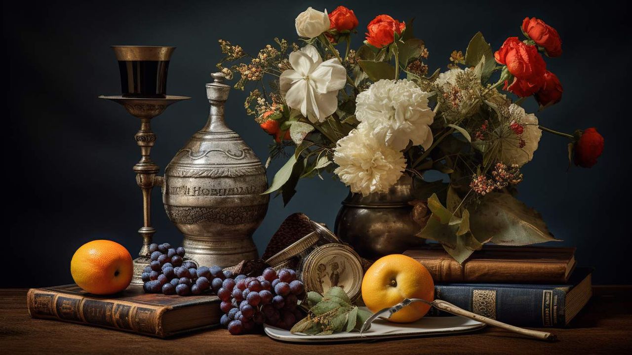 Still Life Photography AI photography prompt example