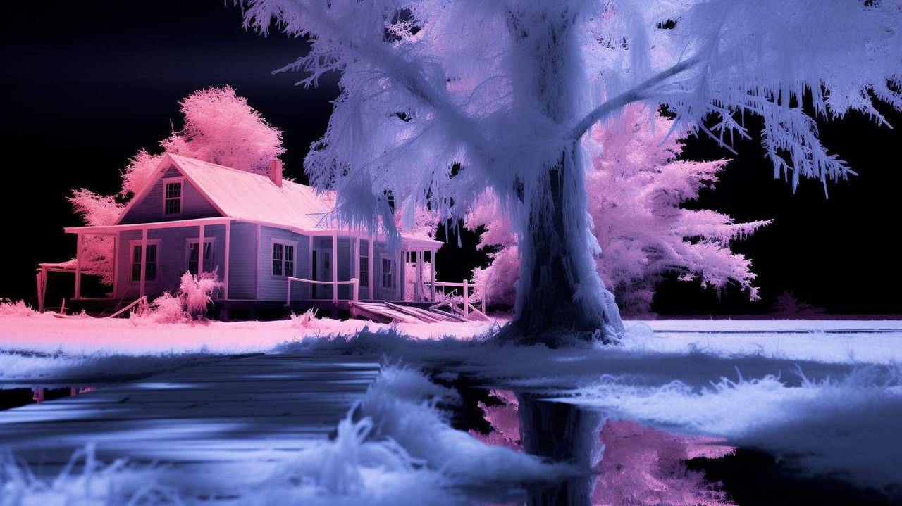 Thermal Imaging Photography AI photography prompt example