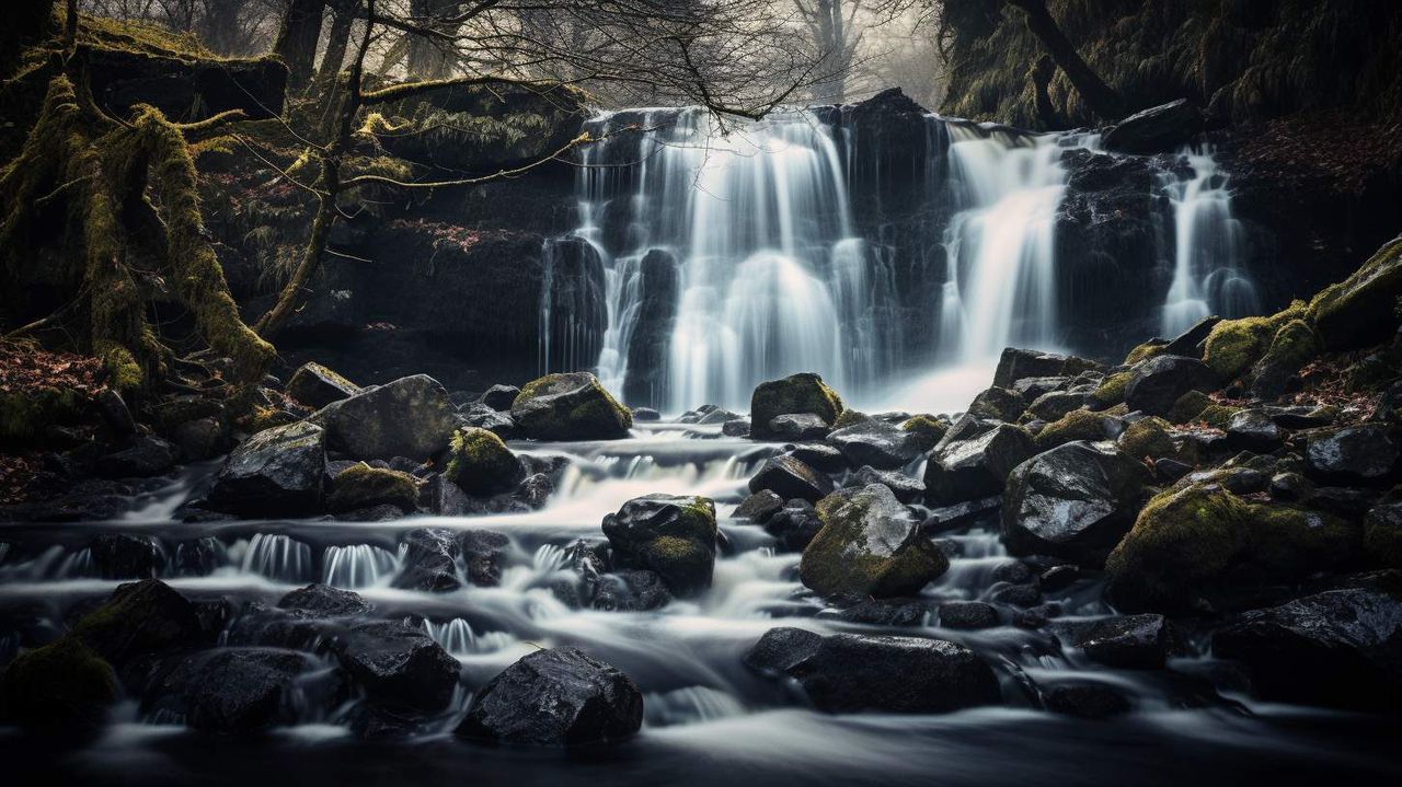 Long Exposure AI photography prompt example