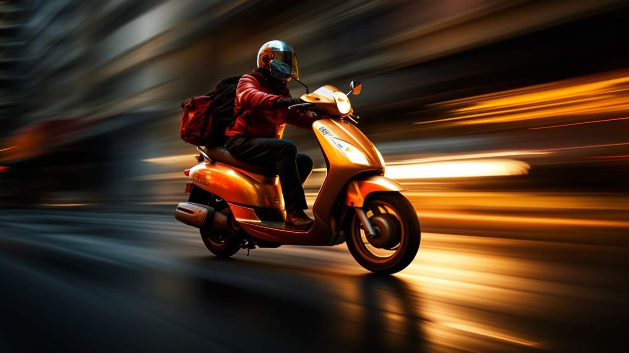 Panning AI photography prompt example