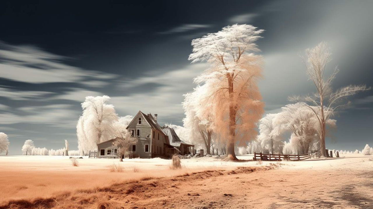Solarization Effect AI photography prompt example