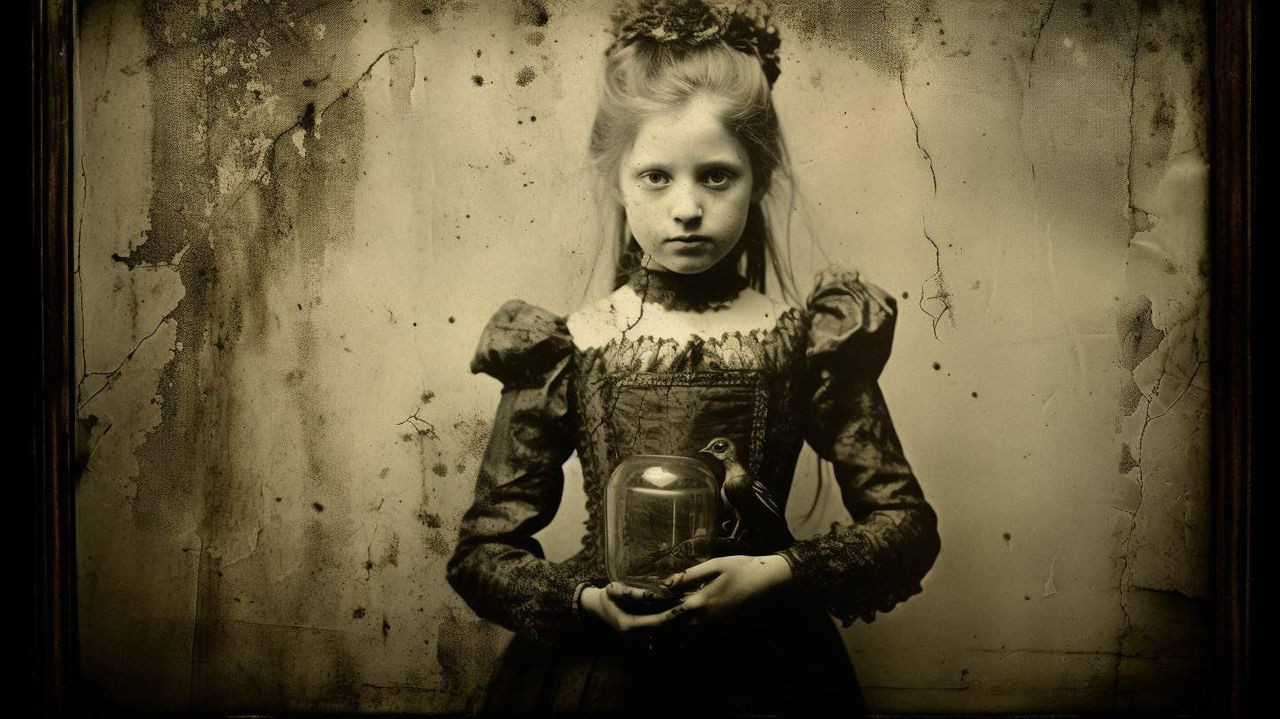 Ambrotype AI photography prompt example