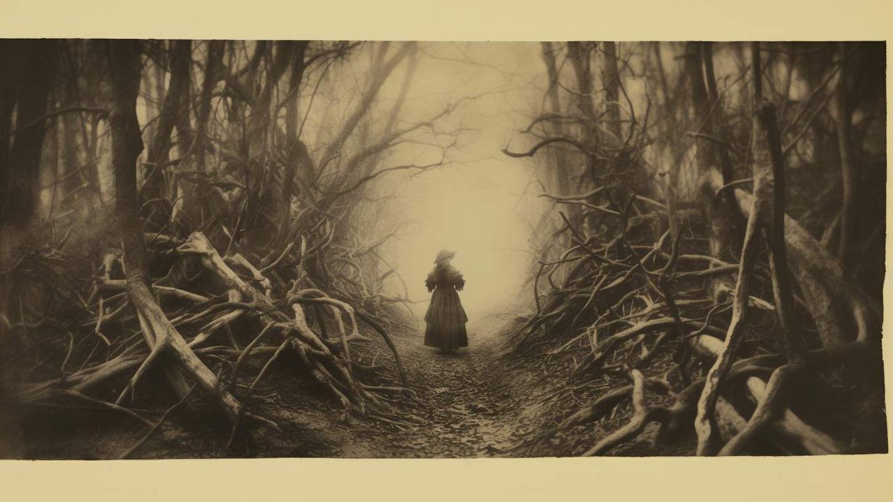 Albumen Prints AI photography prompt example