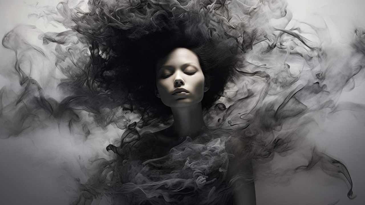Carbon Print AI photography prompt example