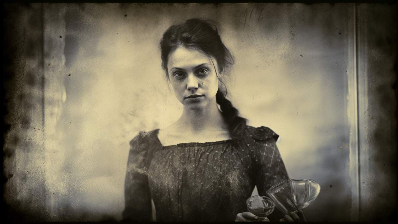 Collodion Wet Plates AI photography prompt example