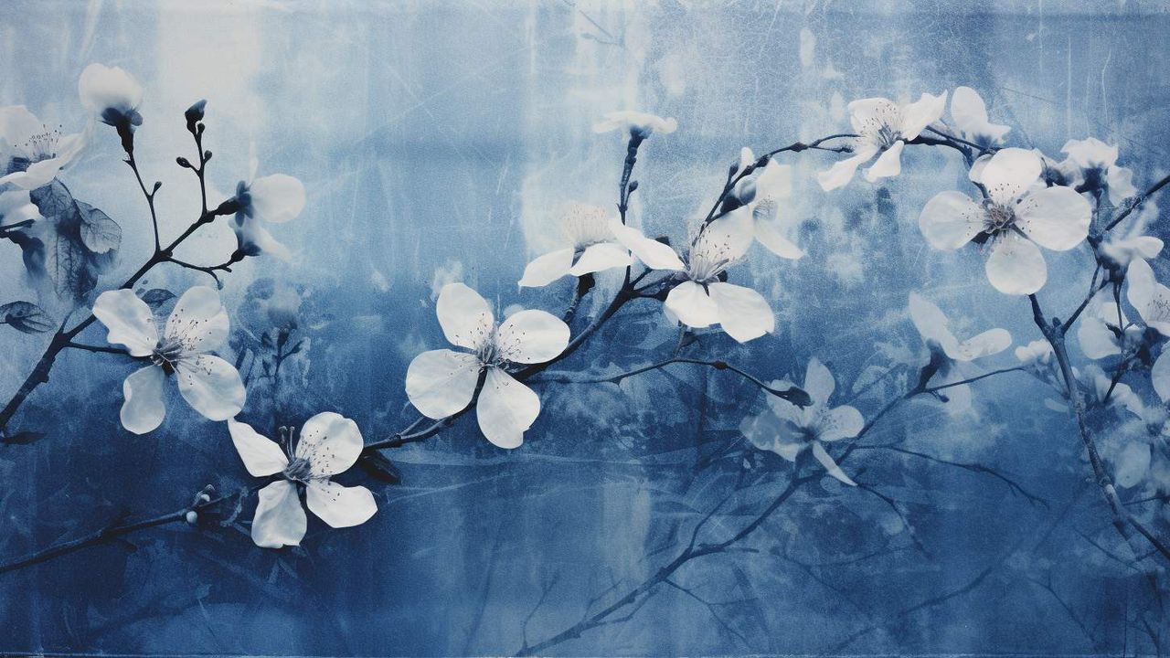 Cyanotype AI photography prompt example