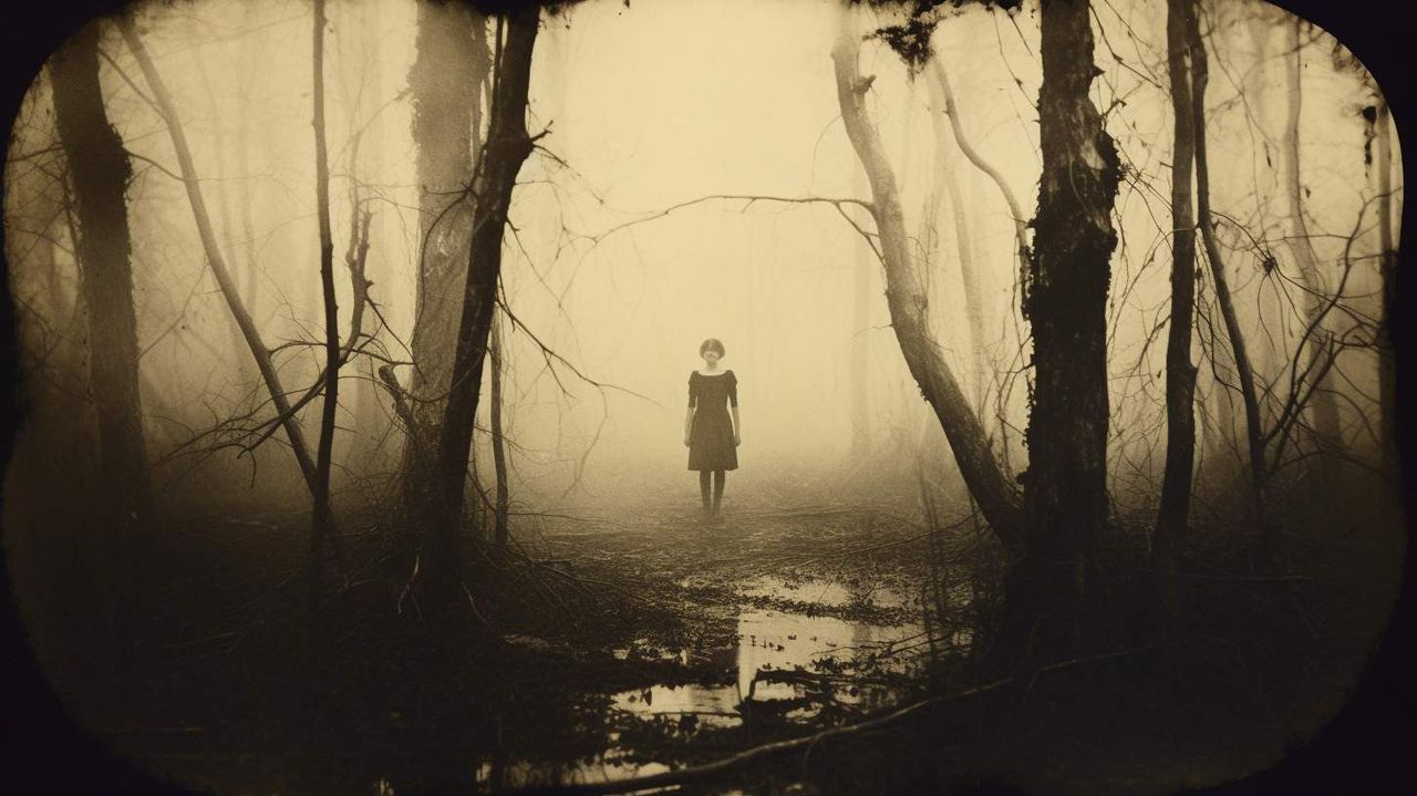 Lith Print AI photography prompt example
