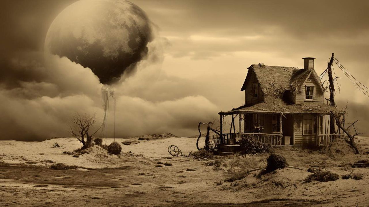 Sepia AI photography prompt example