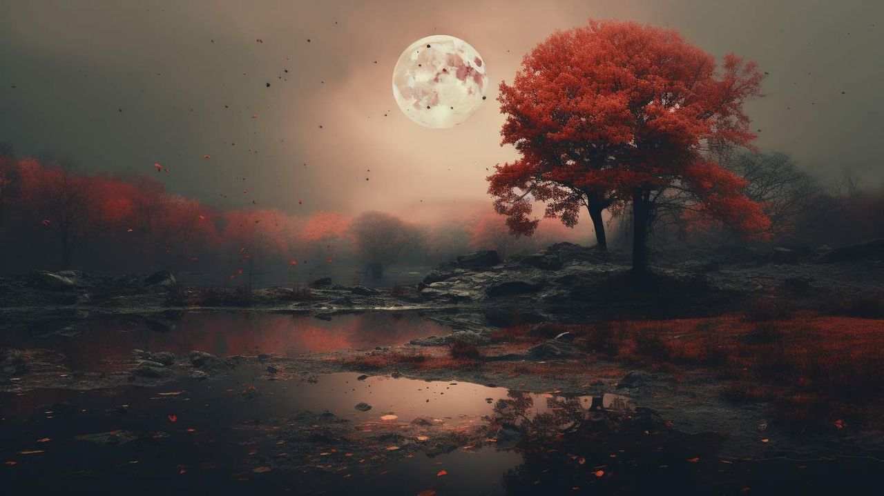 Orton Effect AI photography prompt example