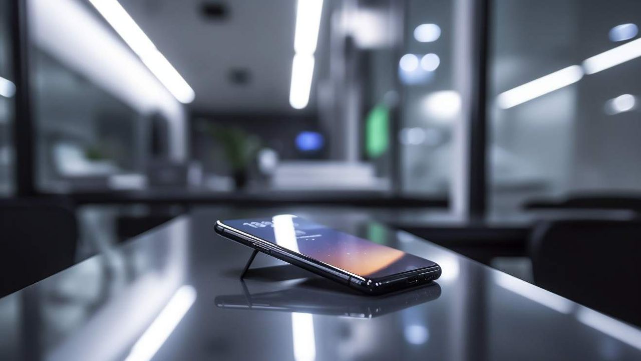 Tech Stock Photography AI photography prompt example